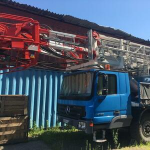 ПИ109045 Установка буровая &quot;SATVIA ТВ 1300 V&quot; на колесном шасси Mercedes-Benz.