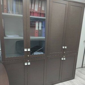 ПИ208398 Мебель: Дуглас; Премьер; Seville (столы; шкафы; тумбы; диван)