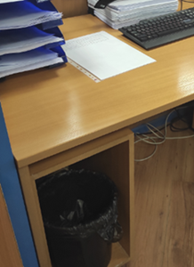 ПИ208401 Офисная мебель б/у, 133 шт (тумбы, шкафы, ресепшен)