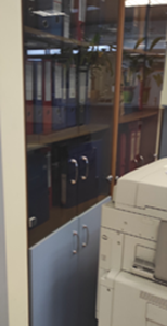 ПИ208401 Офисная мебель б/у, 133 шт (тумбы, шкафы, ресепшен)