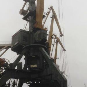 ПИ212437 Портальный кран Сокол 32т с отбойниками Trelleborg