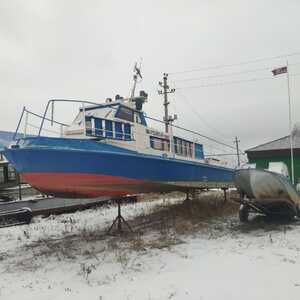 ПИ212464 СУДНО ФАКЕЛ-5. ТИП И МОДЕЛЬ СУДНА: МОТОРНОЕ СУДНО КС-102-02. ХМАО-ЮГРА, ОКТЯБРЬСКИЙ РАЙОН, П. ПРИОБЬЕ.
