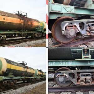 ПИ303369 Железнодорожные вагон-цистерны списанные б/у (18 ШТ)