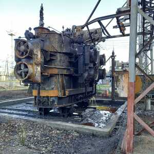 ПИ306236 ТРАНСФОРМАТОР ТИПА ТДЦНГУ 80000//110, 1966 Г.В.