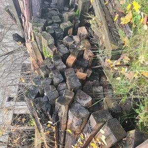 ПИ404290 шпалы деревянные. Делимый лот! 6300 шт. 2000г.