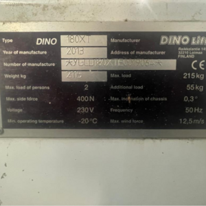 195-781 • ПРОДАЖА Прицепной подъемник DINO 180XT (2013гв.) Челябинск