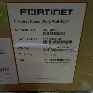 177-692 Новый почтовый шлюз FortiMail 400F. На гарантии
